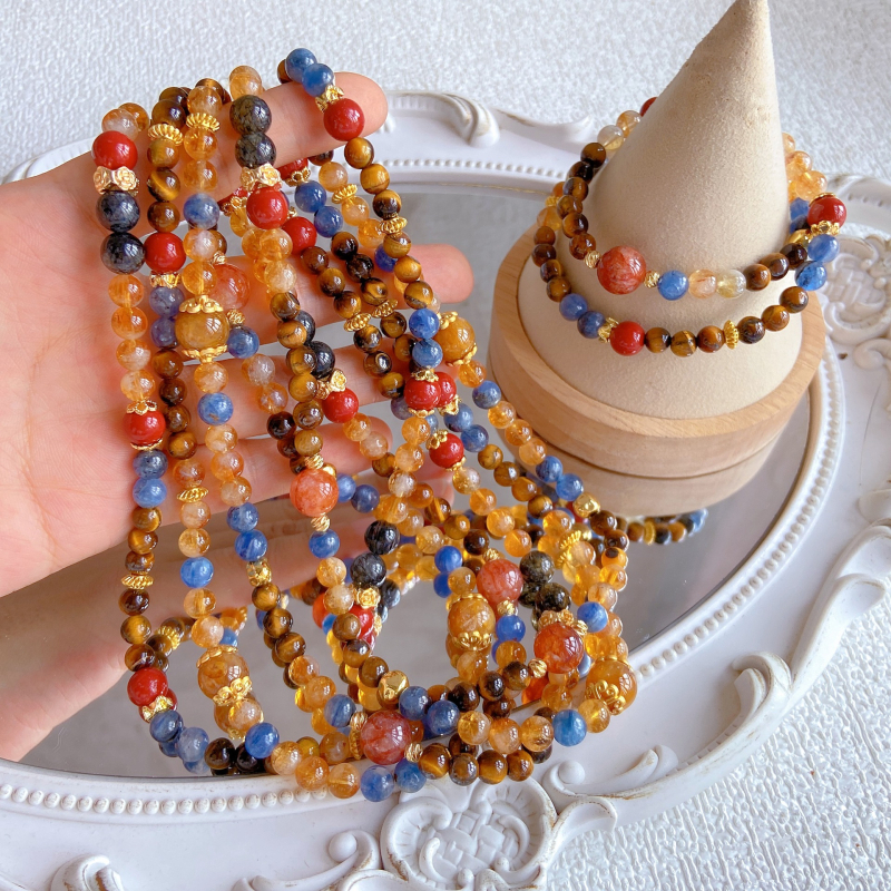 Narukvica - Hair Crystal; Kineskog stila - Bez bočnih kamenova, Zima 2025, Pakirano pojedinačno