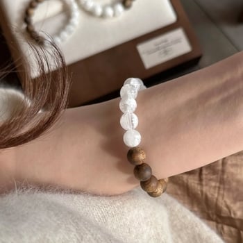 Narukvica od kristalnih perli – duh kristal, unisex, kineski stil, jesen 2025