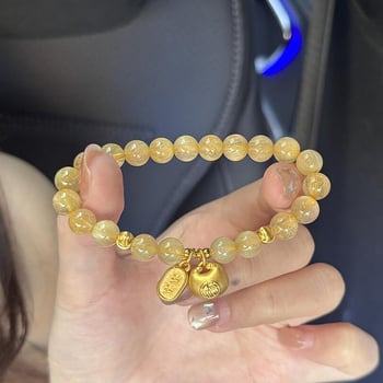 Brățară de cristal: cristal natural, acoperire electroplatată, formă geometrică unisex, bijuterie de mână pentru femei