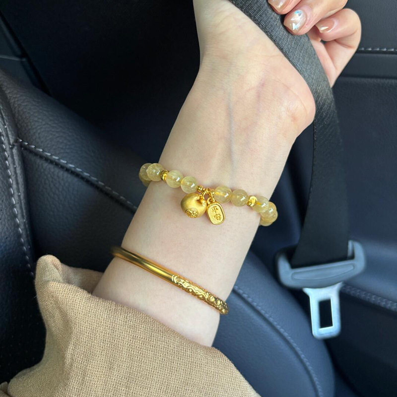 Brățară de cristal: cristal natural, acoperire electroplatată, formă geometrică unisex, bijuterie de mână pentru femei