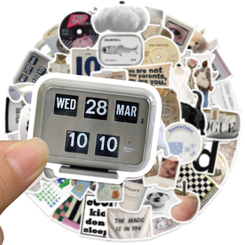 Σετ αυτοκόλλητων 57 τεμαχίων, αδιάβροτα αυτοκόλλητα, Tu Yu, σκανδιναβικό στυλ