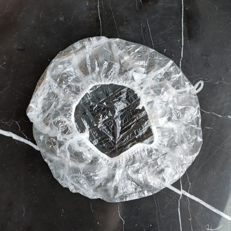 Vienkartinis PE plastiko universalus apsauginis dangtelis ratlankiams ir padangoms automobilių plovimui