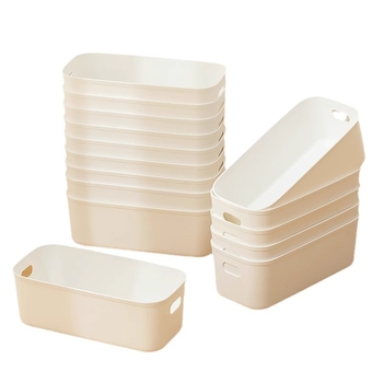 Plastična stolna kutija za skladištenje s velikim pretincima, jednostavan i moderan dizajn za kuhinjsku organizaciju