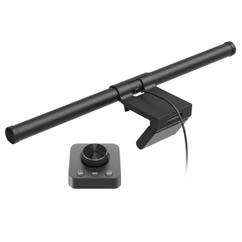 LED monitoram karājama gaisma ar tālvadības pulti, USB barošana, regulējams spilgtums