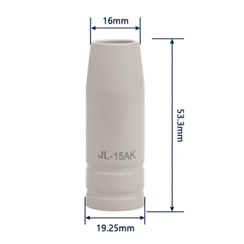 Sagao 15AK bevont védőduza és védőhüvely készlet Mb15AK MIG/MAG gázvédett hegesztéshez, 7 db