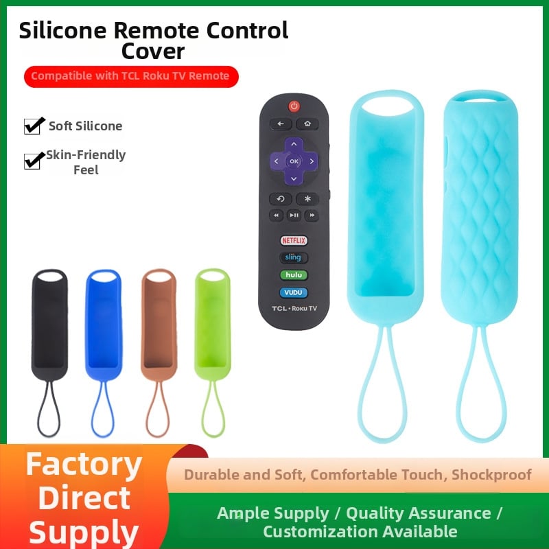 Θήκη σιλικόνης για τηλεχειριστήριο TCL Roku RC280 — ανθεκτικό στη σκόνη, στη φθορά και στις πτώσεις