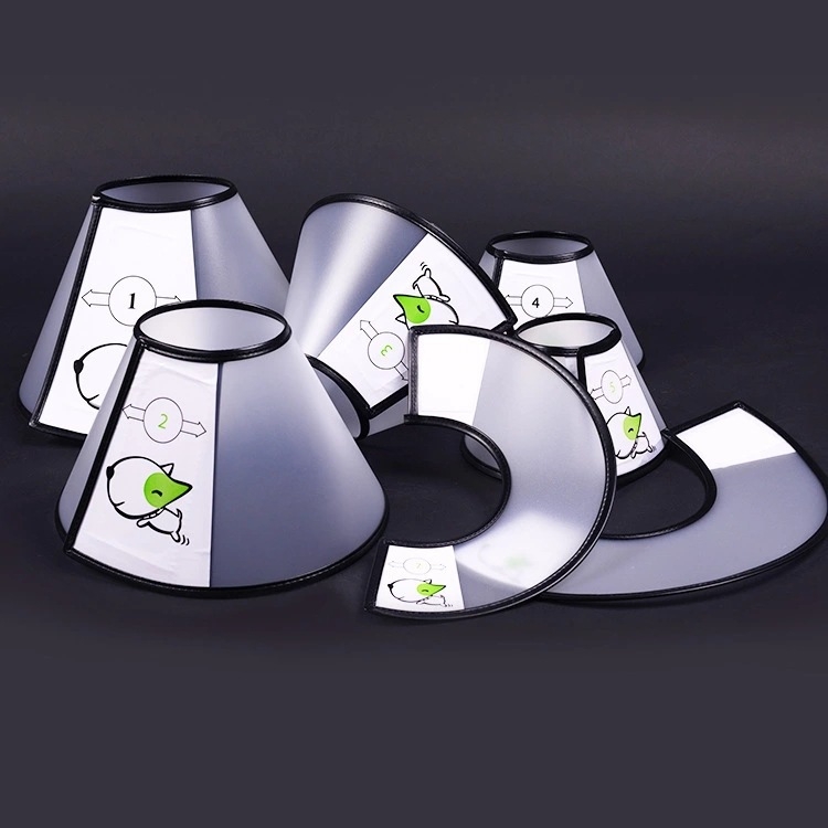 Elizabeth-stílusú kisállatnyakörv, PU anyag, egyszínű mintázat, Lead Love, minden fajtára