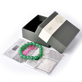 Yizhiran Crystal narukvica od zelenih kristalnih perlica za DIY nakit