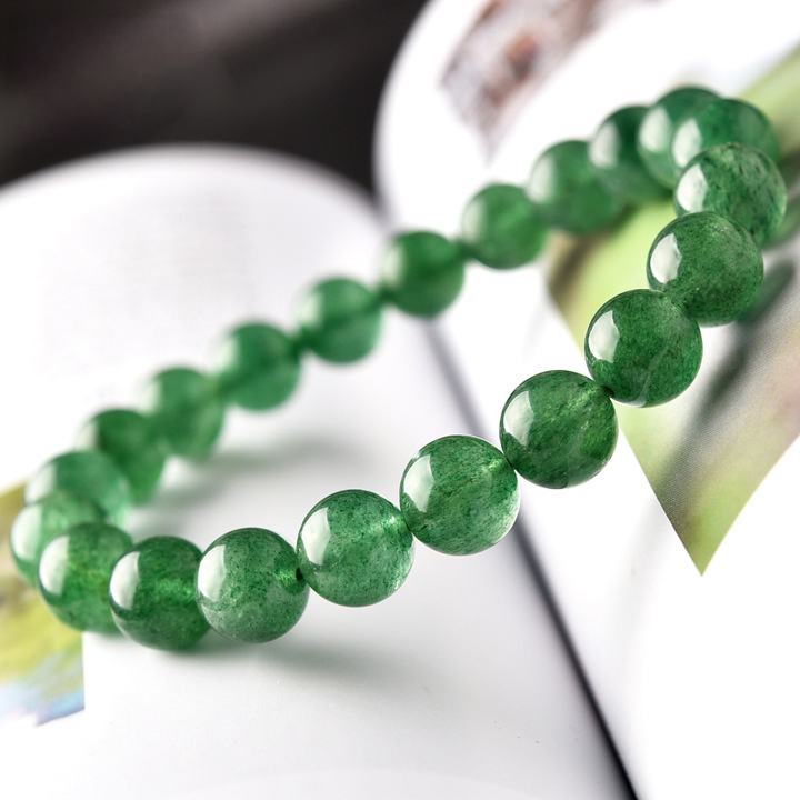 Yizhiran Crystal narukvica od zelenih kristalnih perlica za DIY nakit
