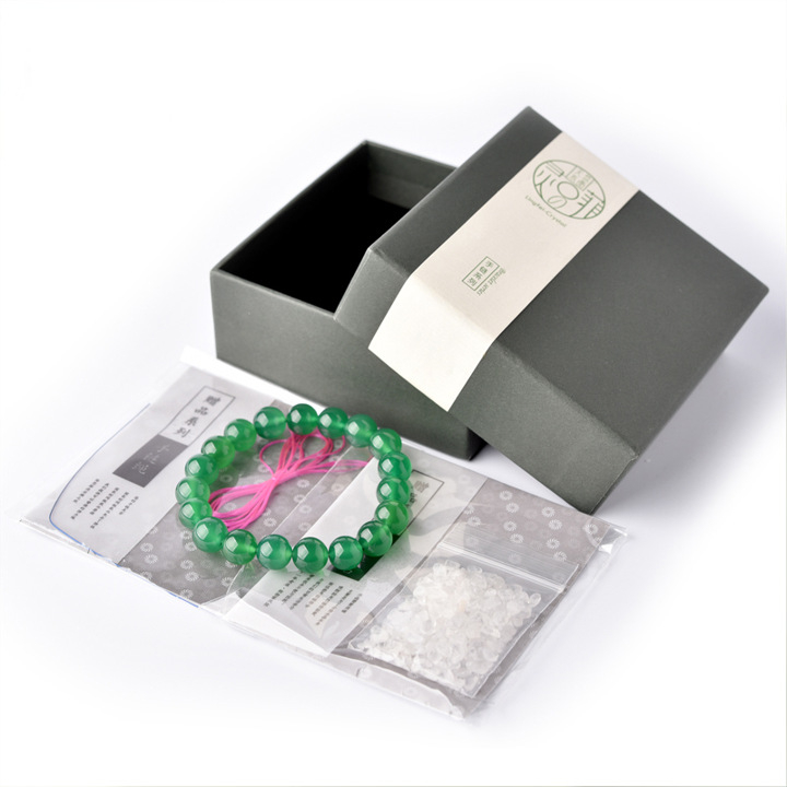 Yizhiran Crystal narukvica od zelenih kristalnih perlica za DIY nakit