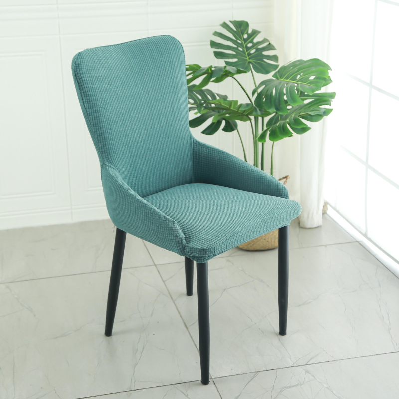 Husă pentru scaun cu brațe, material textil, minimalist modern, culoare solidă