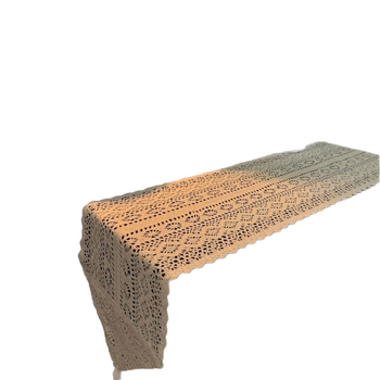 Runner de masă în stil franțuzesc, crochet, 70% bumbac / 30% poliester, brand Yijia