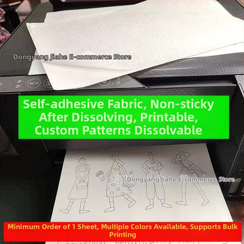 Принтиращ се самозалепващ трансфер за бродерия за водоразтворима подплата и пренасяне на кръстат бод – Yuori