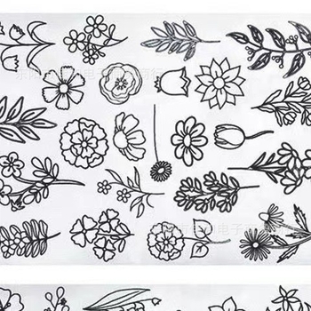 Принтиращ се самозалепващ трансфер за бродерия за водоразтворима подплата и пренасяне на кръстат бод – Yuori