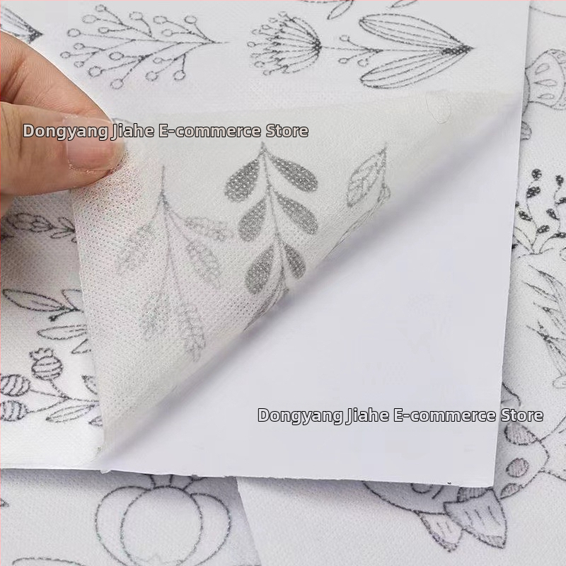 Принтиращ се самозалепващ трансфер за бродерия за водоразтворима подплата и пренасяне на кръстат бод – Yuori