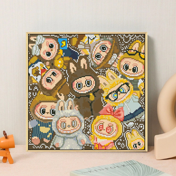Set za križno šivanje — platno 11ct, uzorak crtani/Anime, moderan stil, križni šav