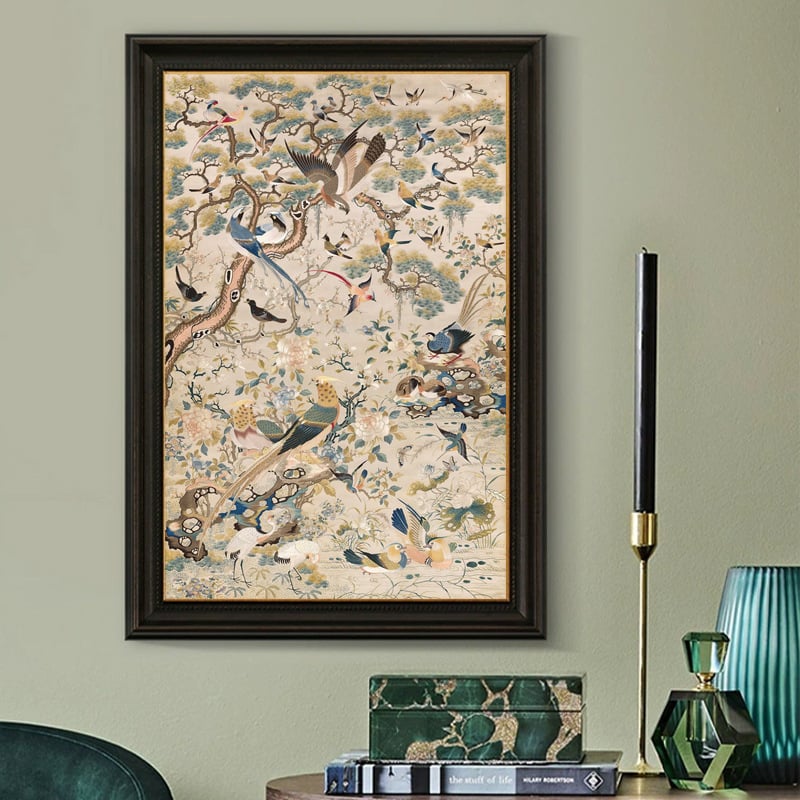 Set za križni šav s cvjetnim dizajnom – cvijeće i lišće, pamučna tkanina, 11CT, kineski klasični stil, Mona Lisa marka