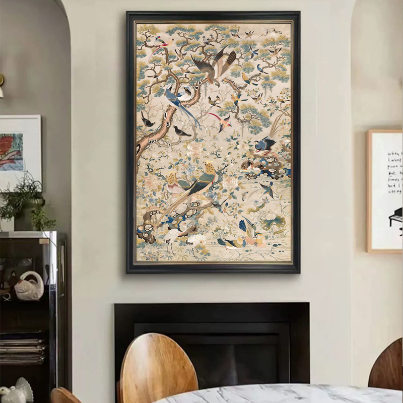 Set za križni šav s cvjetnim dizajnom – cvijeće i lišće, pamučna tkanina, 11CT, kineski klasični stil, Mona Lisa marka