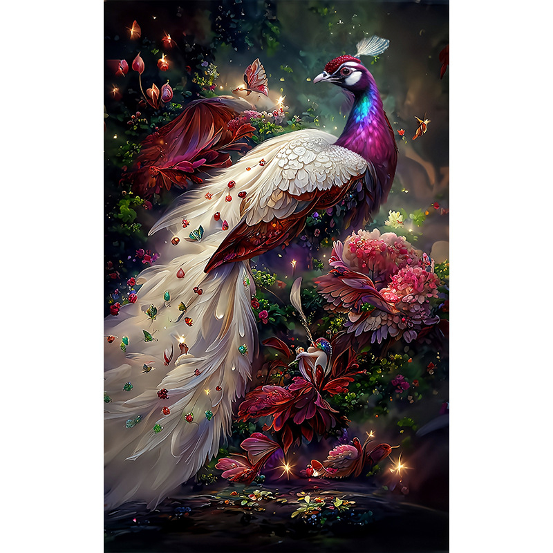 Set za križni bod – biljke i cvijeće, platno 9CT, jednostavan modern stil, Mona Lisa-Royal Family
