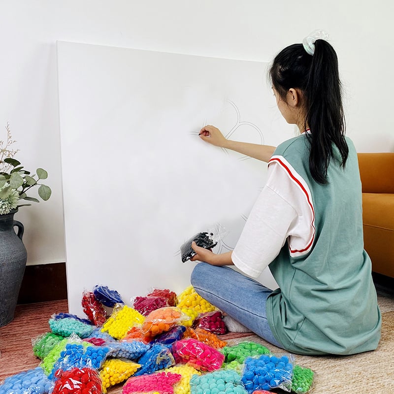 Set za križićno šivanje na platnu, motiv suncokret, moderni minimalistički stil, Songqi