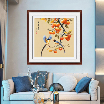 Mona Lisa Set za križićno vez na pamučnom platnu — Cvjetni uzorak