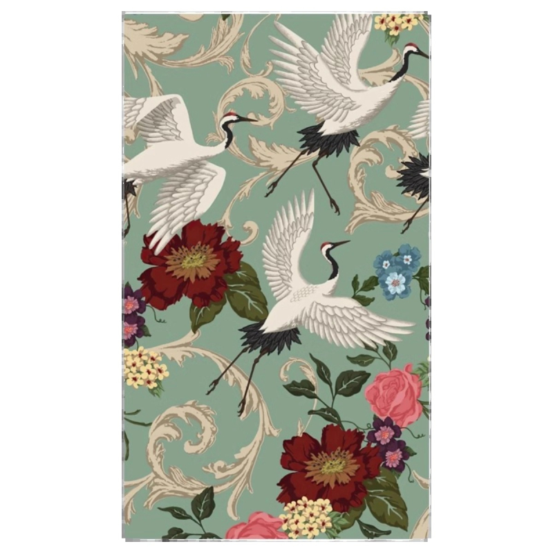 Set za križni šav – pejzažni uzorak, pamučna tkanina, moderan minimalistički stil