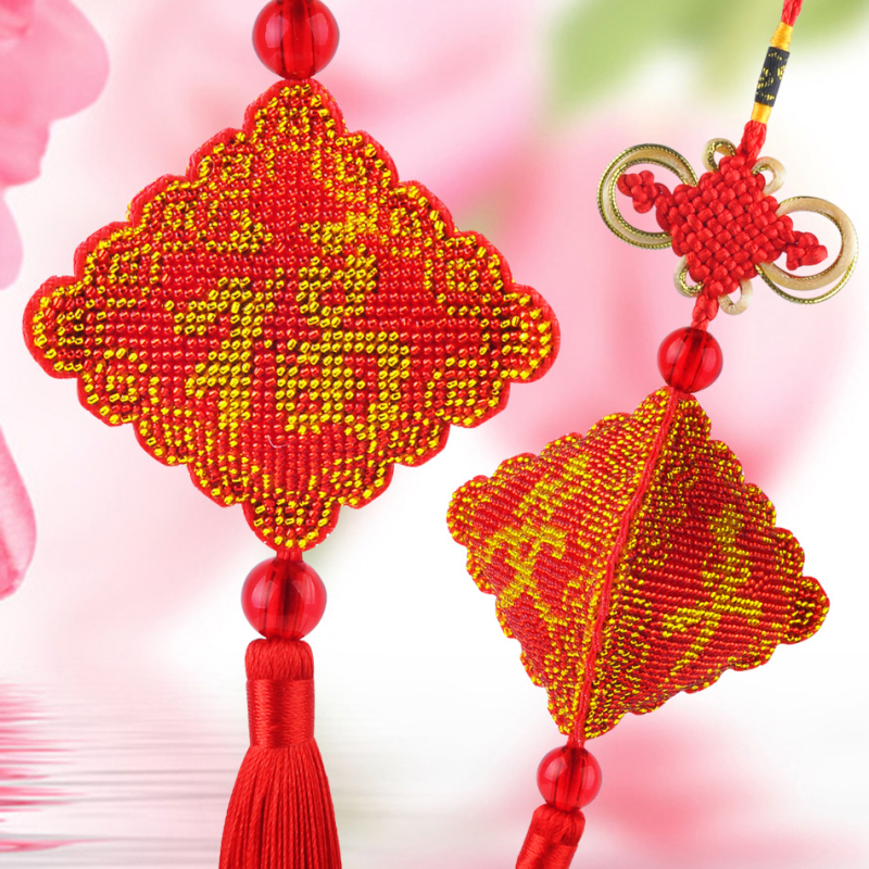 Auto privjesak – komplet križnog šivanja s trostrukim šivanjem, 14CT, Green Phoenix, motiv vjetra