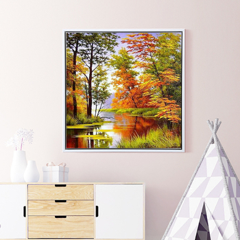 Kit de broderie cu diamante – stil modern minimalist, serie stil chinezesc, brand Meng Linmei, cod produs Y5695