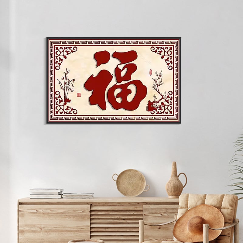 Set dijamantnog slikanja 5D, motiv blagoslova, platno ulja