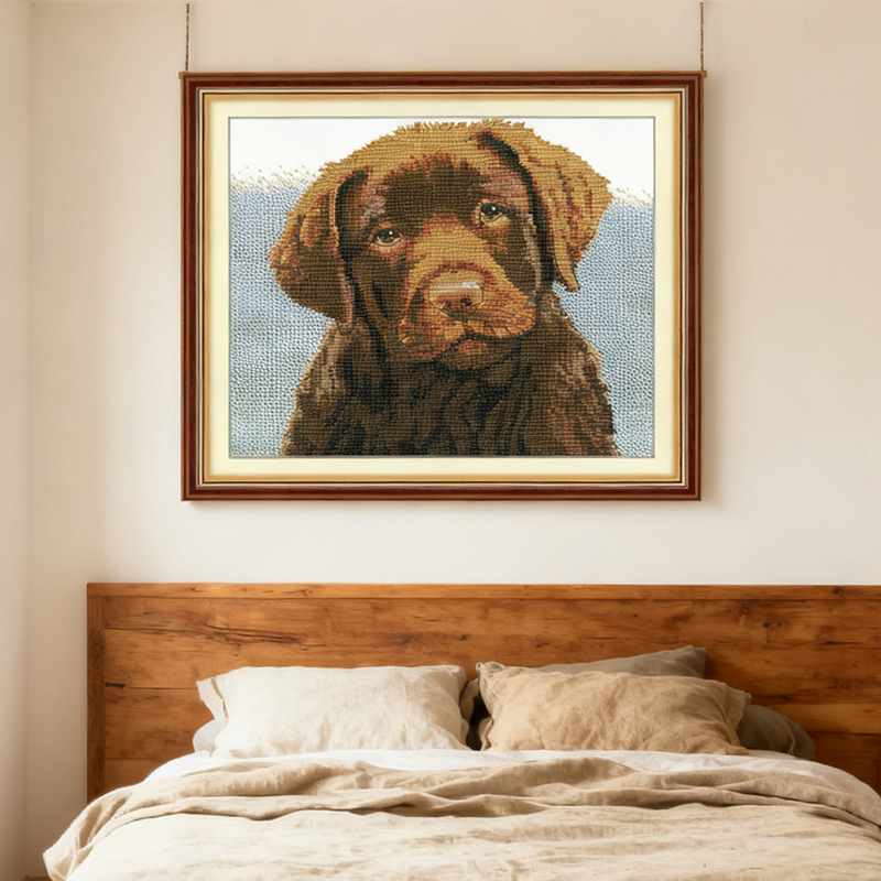 Krizno bodni set s pejzažnim motivom, DIY vezenje za dnevni boravak i spavaću sobu