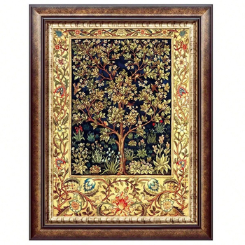 Kit de broderie cu cruce, design festiv, pânză 11CT, material din bumbac ecologic, destinat sufrageriei