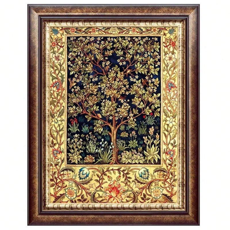 Kit de broderie cu cruce, design festiv, pânză 11CT, material din bumbac ecologic, destinat sufrageriei