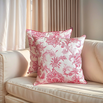 Ζεύγος μαξιλαροθηκών από καθαρό βαμβάκι, ελαφριά πολυτέλεια, σαλόνι, με αόρατο φερμουάρ