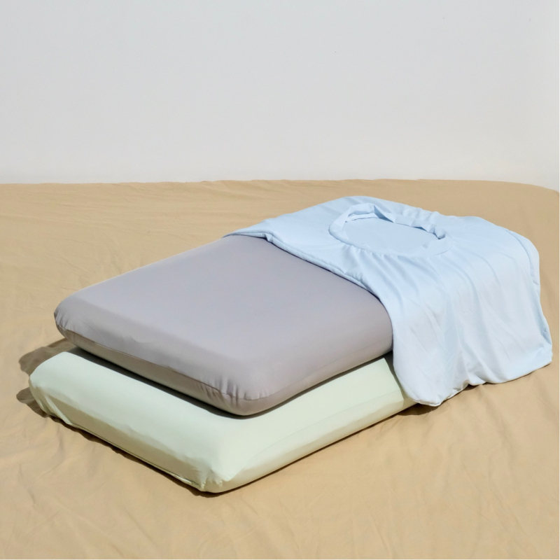 Σετ μαξιλαροθηκών με Δροσιστικό Ice Silk, Συμβατό με Μνήμη Αφρού, Πολυεστέρας + Ελαστάν, Απλή Ύφανση