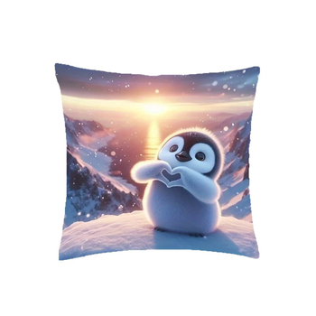 Μαξιλαροθήκη Wo ming, πολυεστέρας, μονόπλευρη εκτύπωση, στυλ καρτούν, διακόσμηση σαλονιού