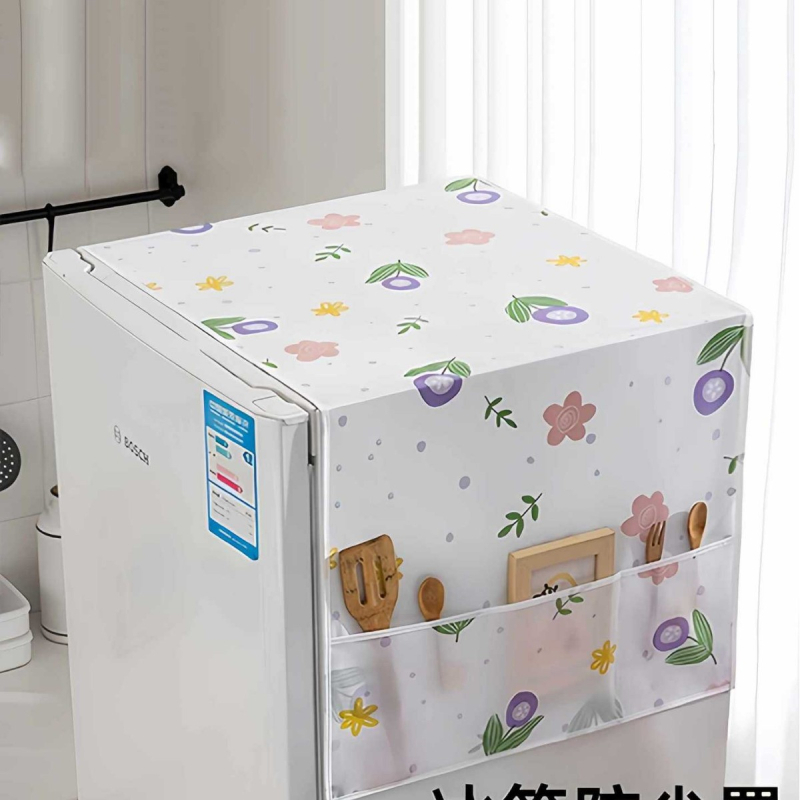 Husă de praf pentru frigider, husă multifuncțională din lână pentru sufragerie