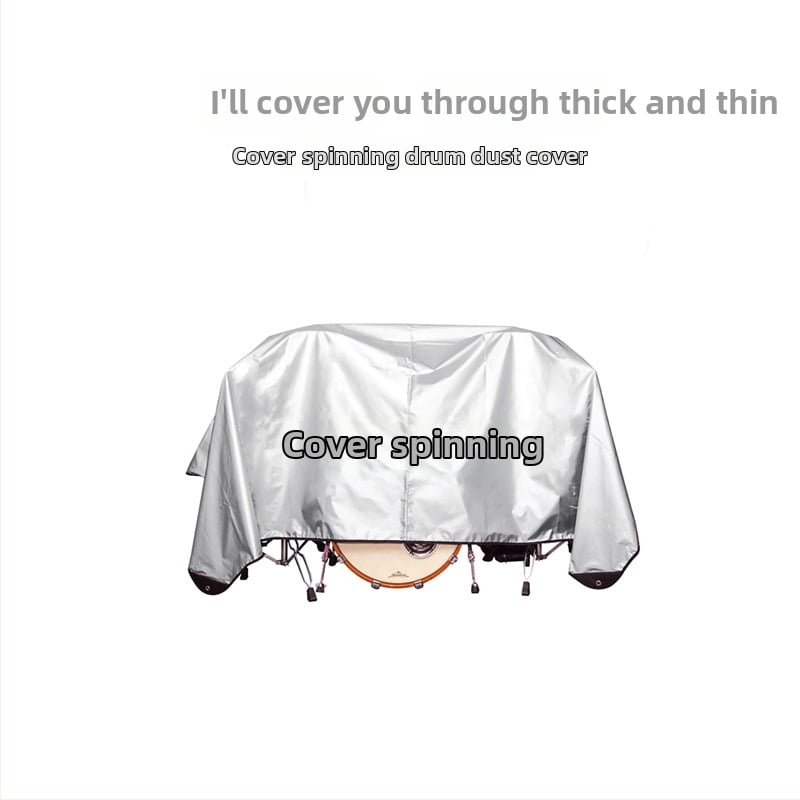 Capac de protecție împotriva prafului pentru seturi de tobă și instrumente electronice — impermeabil, UV-împotriva și praf; material Oxford 420D, fibră de poliester, personalizabil