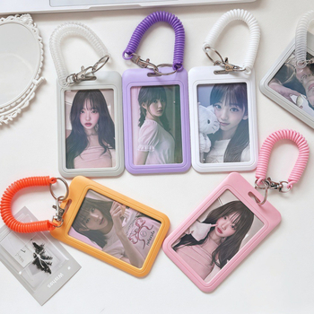 YD Skaidrus plastiko kortelių dėklas su rakto kilpa – integruotas ID/prieigos kortų dėklas: autobuso, universiteto, darbo ir studentų kortoms (unisex, kasdieniam naudojimui)