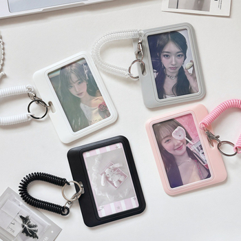 YD Skaidrus plastiko kortelių dėklas su rakto kilpa – integruotas ID/prieigos kortų dėklas: autobuso, universiteto, darbo ir studentų kortoms (unisex, kasdieniam naudojimui)