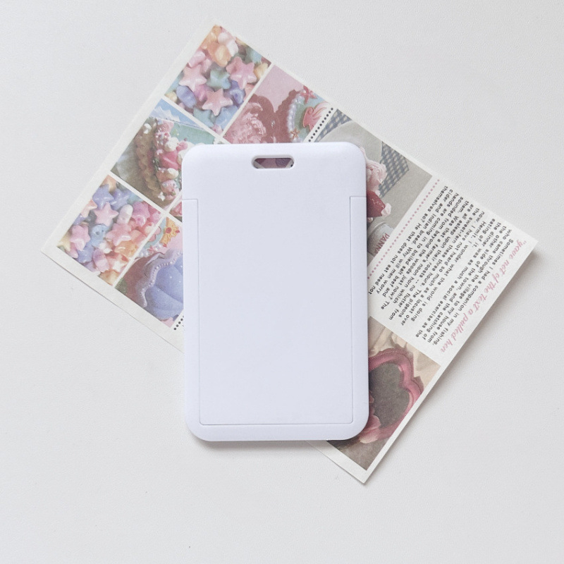 YD Skaidrus plastiko kortelių dėklas su rakto kilpa – integruotas ID/prieigos kortų dėklas: autobuso, universiteto, darbo ir studentų kortoms (unisex, kasdieniam naudojimui)