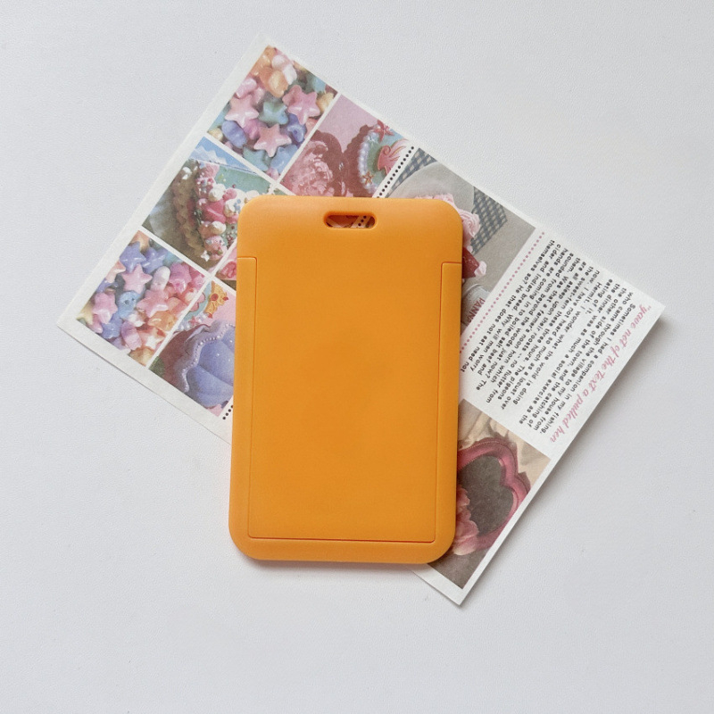 YD Skaidrus plastiko kortelių dėklas su rakto kilpa – integruotas ID/prieigos kortų dėklas: autobuso, universiteto, darbo ir studentų kortoms (unisex, kasdieniam naudojimui)