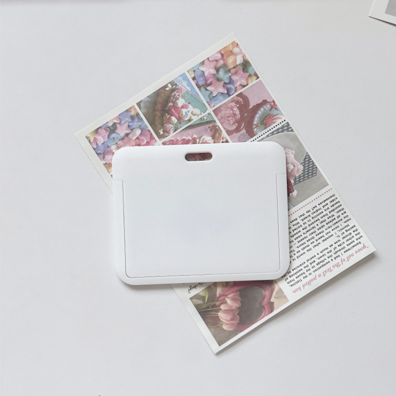 YD Skaidrus plastiko kortelių dėklas su rakto kilpa – integruotas ID/prieigos kortų dėklas: autobuso, universiteto, darbo ir studentų kortoms (unisex, kasdieniam naudojimui)