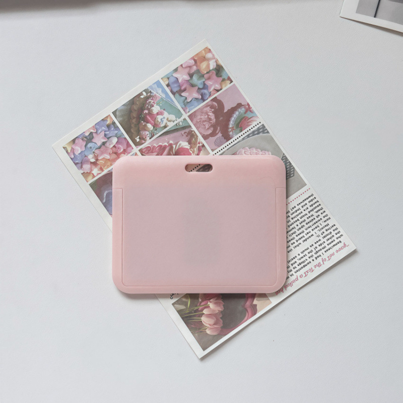 YD Skaidrus plastiko kortelių dėklas su rakto kilpa – integruotas ID/prieigos kortų dėklas: autobuso, universiteto, darbo ir studentų kortoms (unisex, kasdieniam naudojimui)