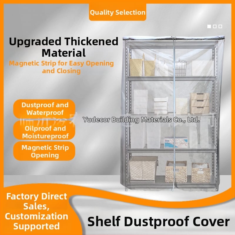Capac de protecție din PVC pentru rafturi – protecție împotriva prafului, impermeabil, rezistent la ulei, anticstatic, pentru depozite