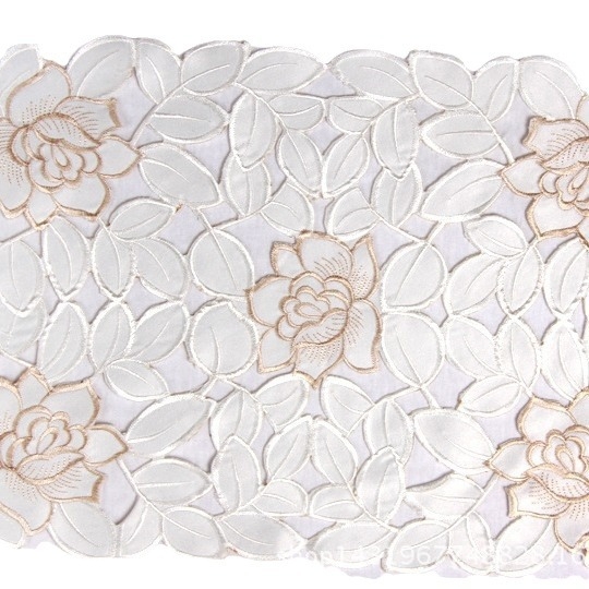 Rain Dream покривка за маса, плат, правоъгълна, принт с растения и цветя, мултифункционална и прахоустойчива