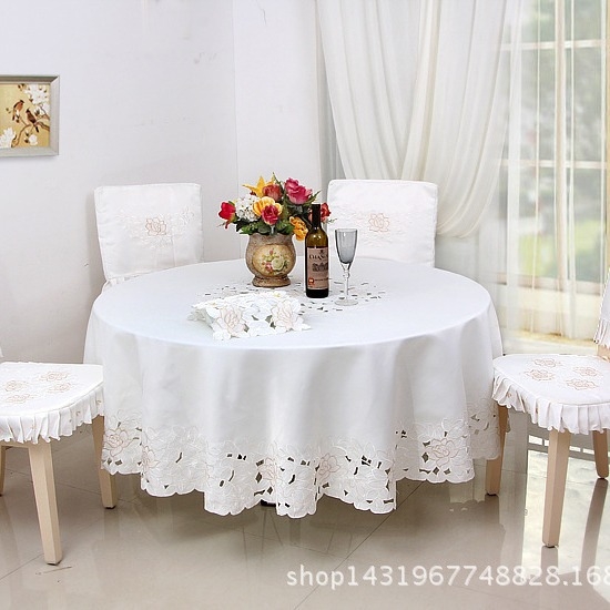 Rain Dream покривка за маса, плат, правоъгълна, принт с растения и цветя, мултифункционална и прахоустойчива