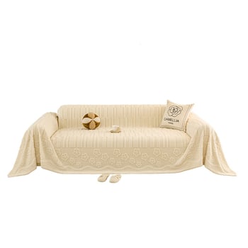 Univerzalna navlaka za kauč – plišasta zimska navlaka s printom, materijal Shu cotton velvet, univerzalna prilagodba, mogućnost prilagodbe, minimalistički stil