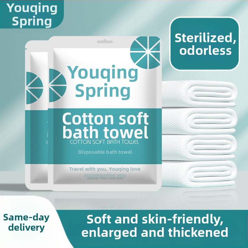 Ühekordselt kasutatav vannitoa rätik, eraldi pakendatud, nahasõbralik viskoosi kiududest, lisapaks, reisidele ja hotellidele sobiv.