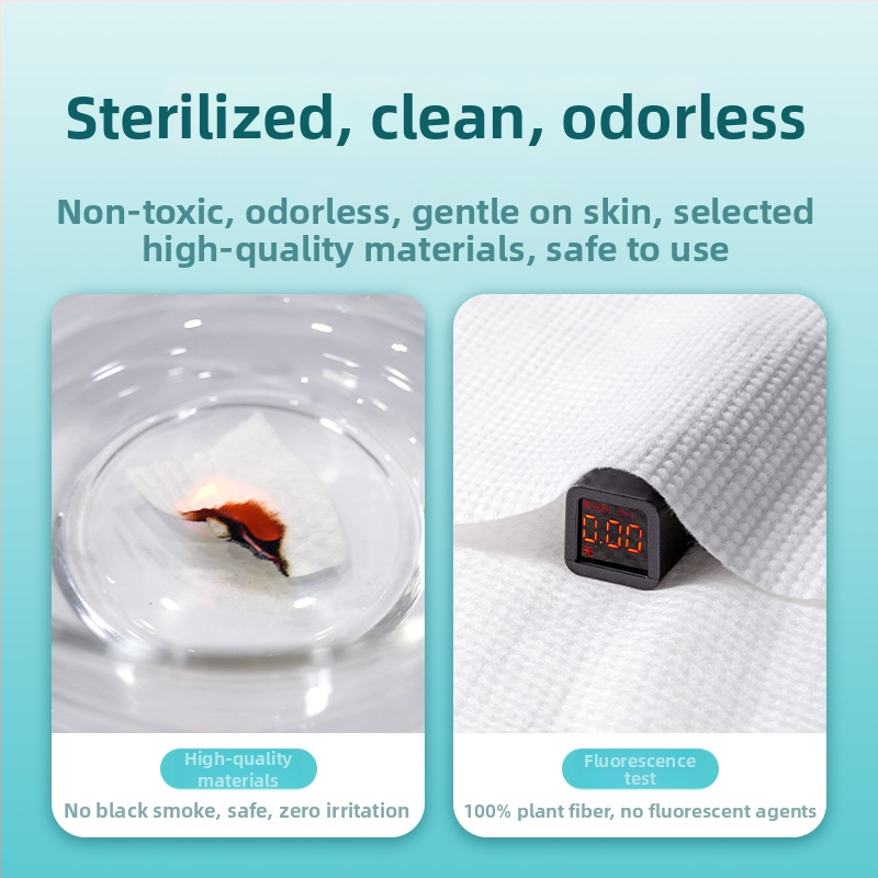 Ühekordselt kasutatav vannitoa rätik, eraldi pakendatud, nahasõbralik viskoosi kiududest, lisapaks, reisidele ja hotellidele sobiv.