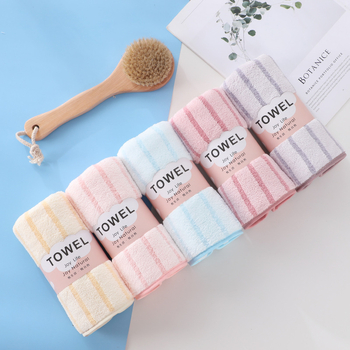 Koralni fleece ručnici, 5 komada, 150D, šiven rub, ručnici za lice i tijelo